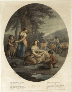 July, July 10, 1789, Francesco Bartolozzi (Italian, 1727-1815), after William Hamilton (English,