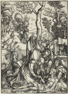 The Lamentation, from The Large Passion, c. 1498–99, published 1511, Albrecht Dürer, German,