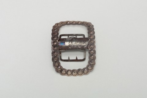 Shoe Buckle, 1784/85, Edward Fennel, English, active 1780-91, London, England, Silver, 6 × 4.5 cm