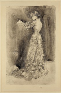 The Toilet, 1878, James McNeill Whistler, American, 1834-1903, United States, Lithotint in black,