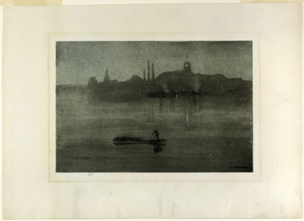 Nocturne, 1878, published 1887, James McNeill Whistler, American, 1834-1903, United States,