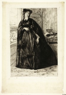 Finette, 1859, James McNeill Whistler, American, 1834-1903, United States, Etching and drypoint in