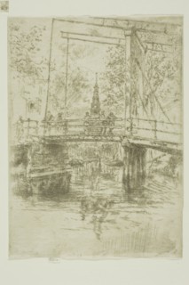 Little Drawbridge, Amsterdam, 1889, James McNeill Whistler, American, 1834-1903, United States,