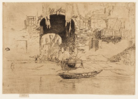 San Biagio, 1880, James McNeill Whistler, American, 1834-1903, United States, Etching and drypoint