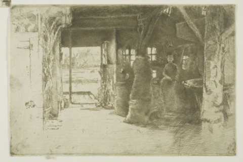 The Mill, 1889, James McNeill Whistler, American, 1834-1903, United States, Etching and drypoint