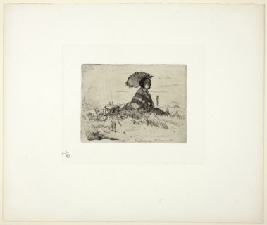 En Plein Soleil, 1858, James McNeill Whistler, American, 1834-1903, United States, Etching with