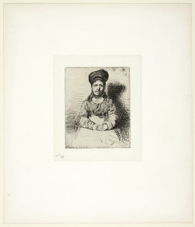 La Rétameuse, 1858, James McNeill Whistler, American, 1834-1903, United States, Etching with foul
