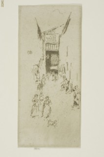 Fleur-de-lys Passage, 1887, James McNeill Whistler, American, 1834-1903, United States, Etching and