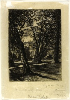 Kensington Gardens, No. I (small plate), 1859, Francis Seymour Haden, English, 1818-1910, England,