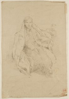 H.C. Pollitt, 1896, James McNeill Whistler, American, 1834-1903, United States, Lithographic crayon