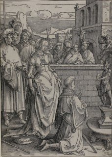 Solomon’s Idolatry, c. 1514, Lucas van Leyden, Netherlandish, c. 1494-1533, Netherlands, Woodcut in