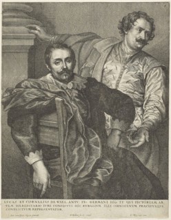 Lucas and Cornelis de Wael, 1646, Wenceslaus Hollar (Czech, 1607-1677), after Anthonie van Dyck