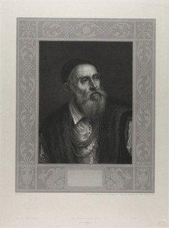 Portrait of Titian, 1843, Johann August Eduard Mandel (German, 1810-1882), after Titian (Italian, c