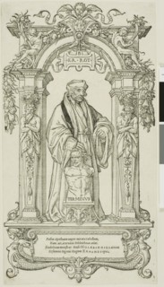 Erasmus of Rotterdam, 1520/25, Hans Holbein, the younger, German, 1497-1543, Germany, Woodcut on