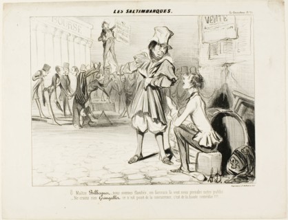 The Mountebanks., Oh Maître Bilboquet, we have had it… these clowns will steal our show! Don’t you