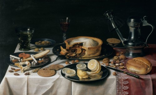 Still Life, about 1625, Pieter Claesz, Dutch, 1596/97–1660, Netherlands, Oil on panel, 48 × 76.9 cm