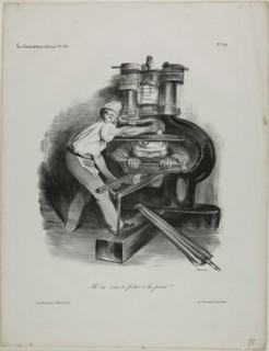 So, you want to meddle with the press!, plate 319, 1833, Honoré Victorin Daumier, French,