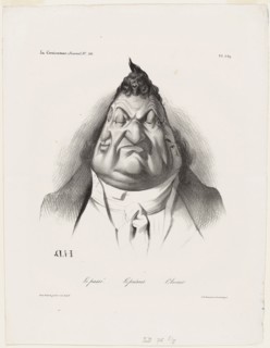 The Past, the Present, the Future, plate 349, 1834, Honoré Victorin Daumier, French, 1808-1879,