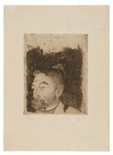 Portrait of Stéphane Mallarmé, 1891, printed 1919, Paul Gauguin, French, 1848-1903, France,