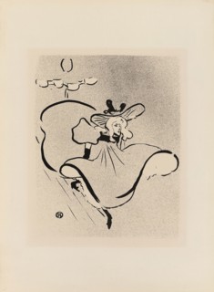 Jane Avril, from Le Café-Concert, 1893, Henri de Toulouse-Lautrec (French, 1864-1901), printed by