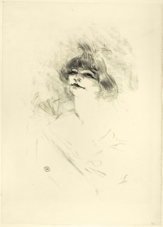 Polaire, 1898, published 1930, Henri de Toulouse-Lautrec, French, 1864-1901, France, Lithograph on
