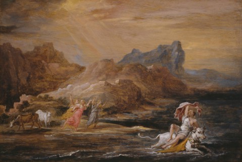 The Rape of Europa, 1654/56, David Teniers the Younger (Flemish, 1610–1690), After Titian (Italian,