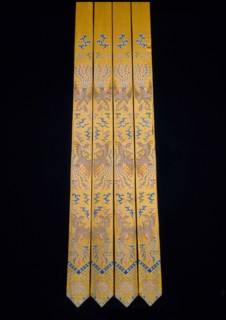 Pendents (For Bed Curtains), Qing dynasty(1644–1911), 1736/95, Manchu, China, Silk,