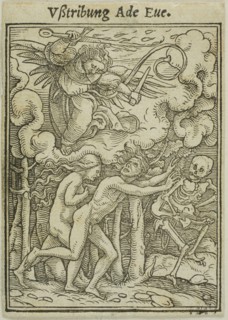 Adam and Eve Driven out of Paradise, n.d., Hans Holbein, the younger, German, 1497-1543, Germany,
