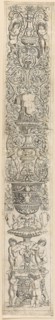 Four Children with a Cat and a Dog, plate nine from Twelve Ornament Panels, c. 1505–15, Giovanni