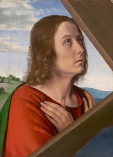 Fragment from Christ Carrying the Cross: Saint John the Evangelist, 1500/05, Jean Hey, known as the