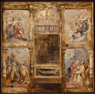 The Adoration of the Eucharist, c. 1626, Peter Paul Rubens, Flemish, 1577–1640, Flanders, Oil on
