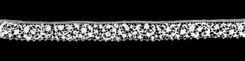 Border, 1675/1700, Italy, Venice, Venice, Linen, raised needle lace, 6 x 79.2 cm (2 3/8 x 31 1/8 in