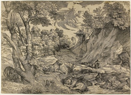 Saint Jerome in the Wilderness, 1525–30, Nicolò Boldrini (Italian, c. 1500–1566), after Titian