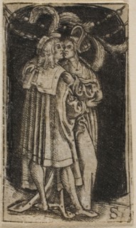 A Couple Standing, n.d., Master S, Netherlandish, active 1500-1525, Netherlands, Engraving in black