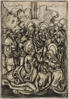 Lamentation Over Christ, 1500/25, Master S, Netherlandish, active 1500-1525, Netherlands, Engraving