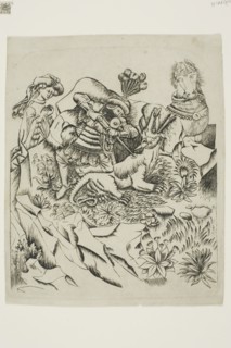 Saint George and the Dragon, n.d., Master of the Nuremberg Passion (German, active before 1450),