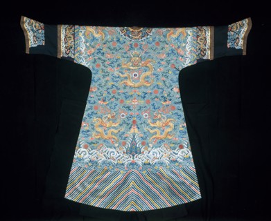 Empress’ Jifu (Semiformal Court Robe), Qing dynasty (1644–1911), 1840/60, Manchu, China, Silk,