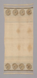 Towel, 19th century, Turkey, Turkey, embroidery, 204.4 x 86.3 cm (80 1/2 x 34 in.)