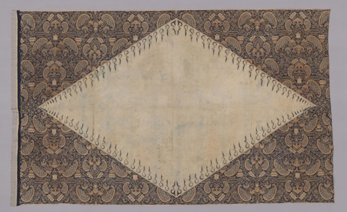 Ceremonial Hip Wrapper (Dodot), Late 19th century, Indonesia, Central Java, Java, Cotton, plain