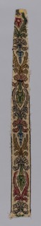 Bell Pull (Fragment), 19th century, France, Paris, Paris, 85.6 x 8.3 cm (33 3/4 x 3 1/4 in.)