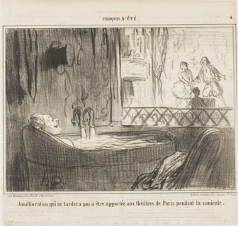 Proposal for improvement for the theatres in Paris, which will not fail to have its effect during