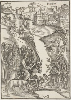 Christ’s Entry into Jerusalem, from Passio domini nostri Jesu Christi, c. 1503, Urs Graf, the Elder