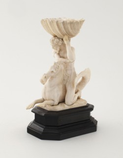 Salt Cellar, 1625/75, Belgium, Belgium, Ivory, 10.5 × 8.6 × 3.2 cm (4 1/8 × 3 3/8 × 1 1/4 in.)