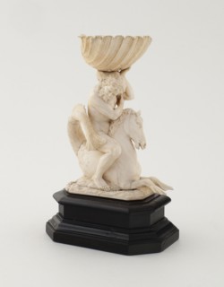 Salt Cellar, 1625/75, Belgium, Belgium, Ivory, 10.5 × 8.6 × 3.2 cm (4 1/8 × 3 3/8 × 1 1/4 in.)
