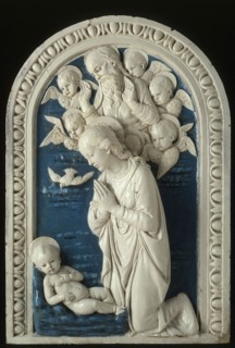 Adoration of the Christ Child, after 1479, Andrea della Robbia (Workshop of), Italian, 1435-1525,
