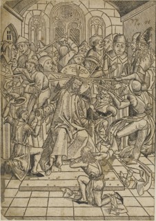 Christ Crowned with Thorns, page 72 from the Treasury (Schatzbehalter), 1491, Michael Wolgemut and