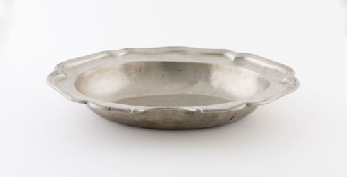 Basin (possibly for use with lavabo), Mid 18th century, Germany or Switzerland, Germany, Pewter, 27