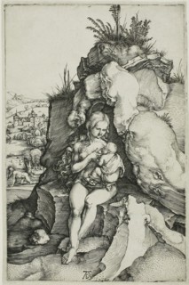 The Penance of St. John Chrysostom, c. 1497, Albrecht Dürer, German, 1471-1528, Germany, Engraving