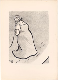 Jeanne Bloch, from Le Café-Concert, 1893, Henri-Gabriel Ibels (French, 1867-1936), printed by