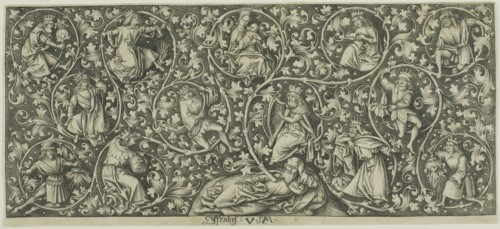 Ornament with the Tree of Jesse, 1480–90, Israhel van Meckenem the Younger, German, c.